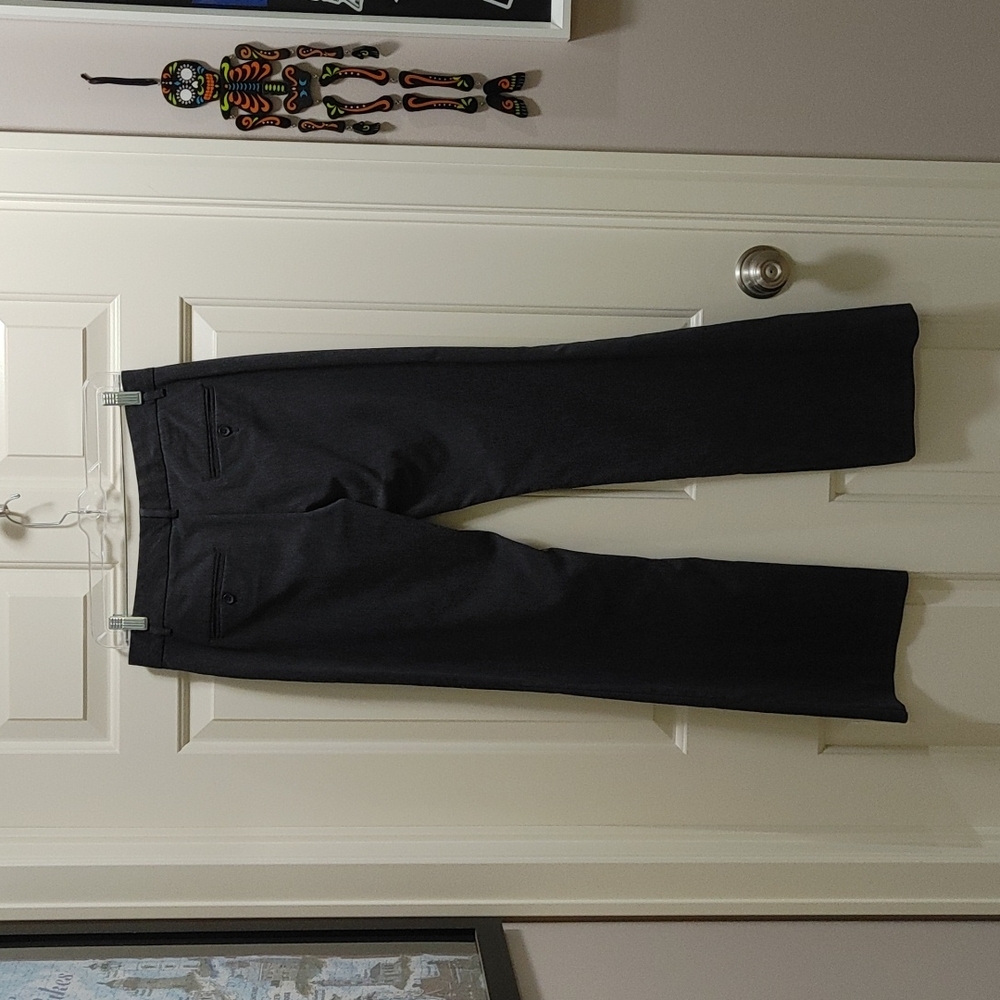 Express Editor Trousers Size 4 Regular Dark Grey - Picture 2 of 3